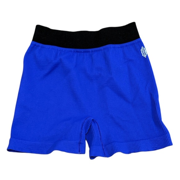 2pc Free People Movement Prajna Malibu Pink Blue Shorts Sz M L Yoga Running Gym - Picture 5 of 8